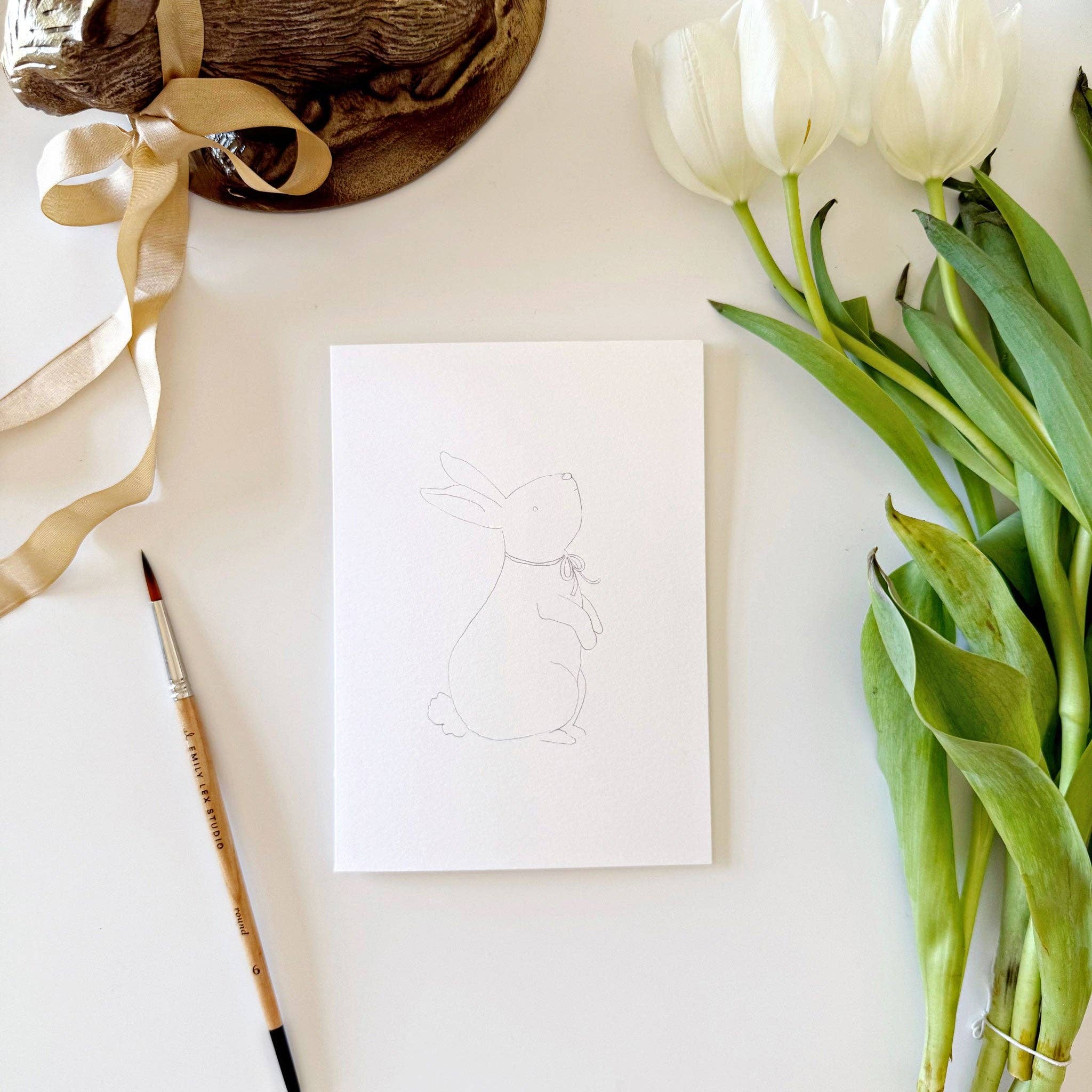 emily lex studio | Easter paintable notecards - Image 4