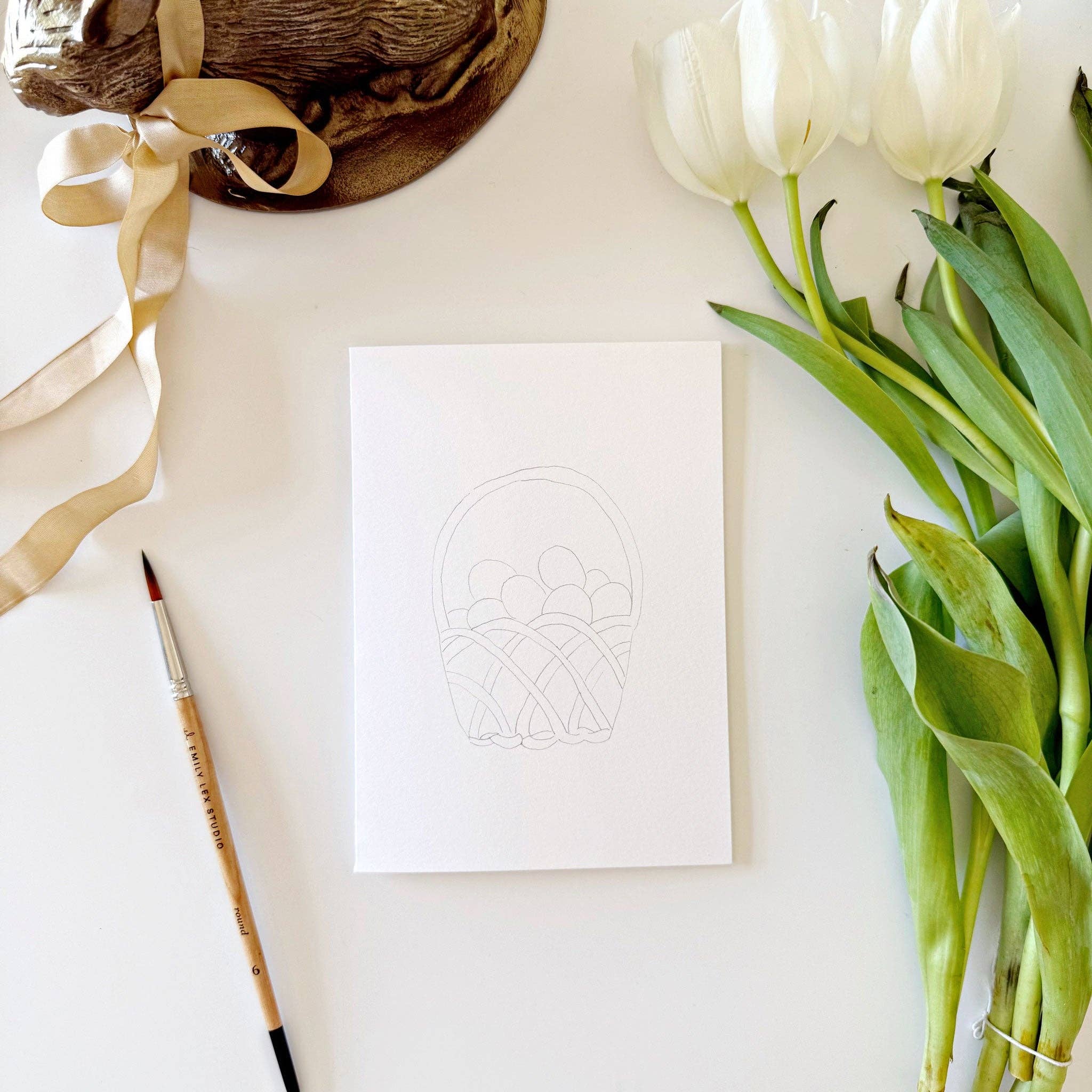 emily lex studio | Easter paintable notecards - Image 7