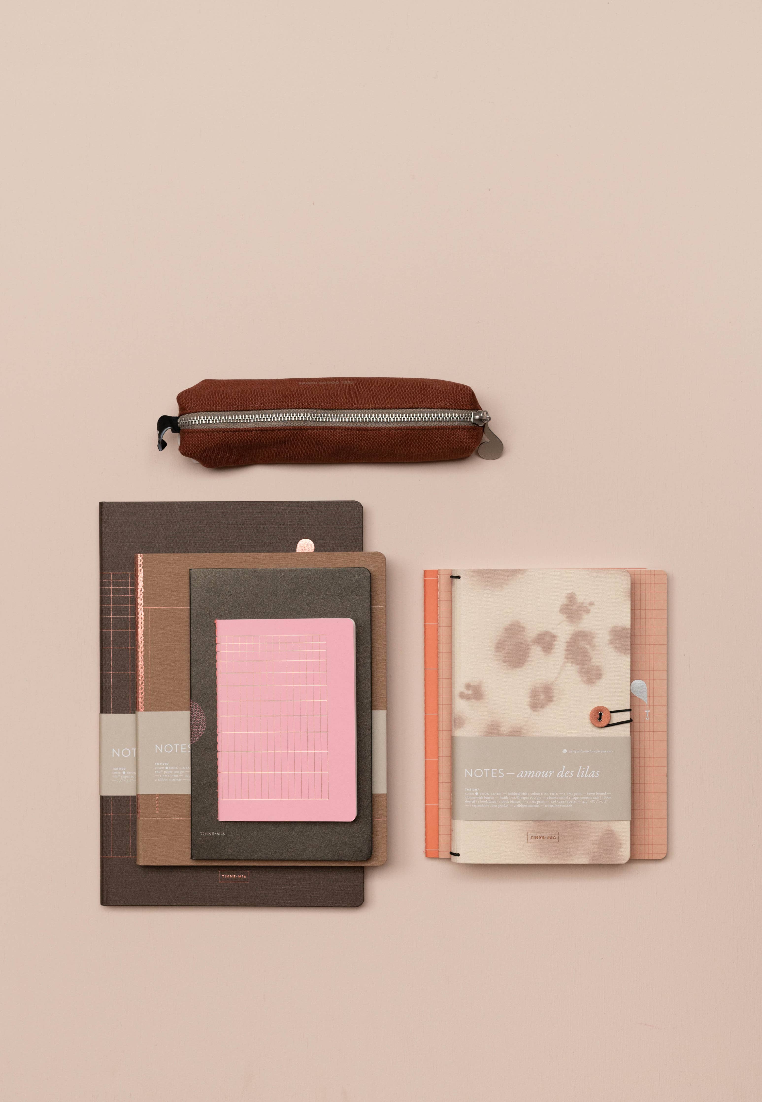 Notebook with Button | Linen - Amour des Lilas - Image 3