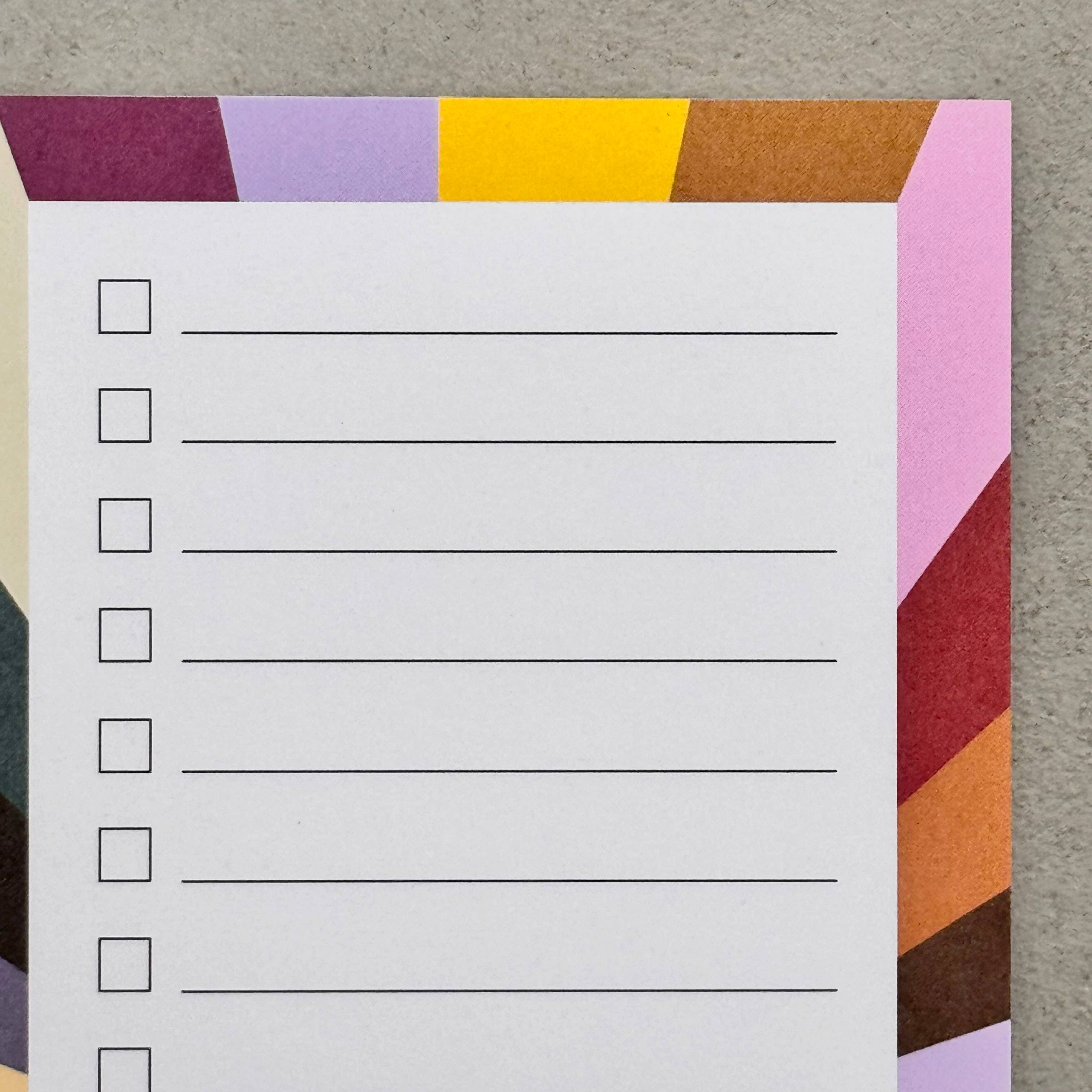 Pavilion | Starburst Abstract Art To-Do List Notepad - Image 3